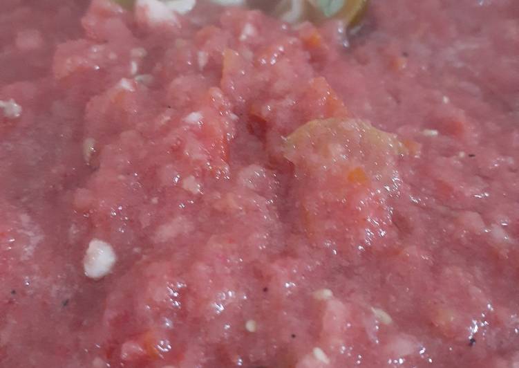 Cara Memasak Recook sambal tomat mentah resep mb Sas, #AudisiDutaRecook yang Gurih