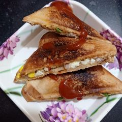 Sweet corn sandwich A picture of Sweet corn sandwich.