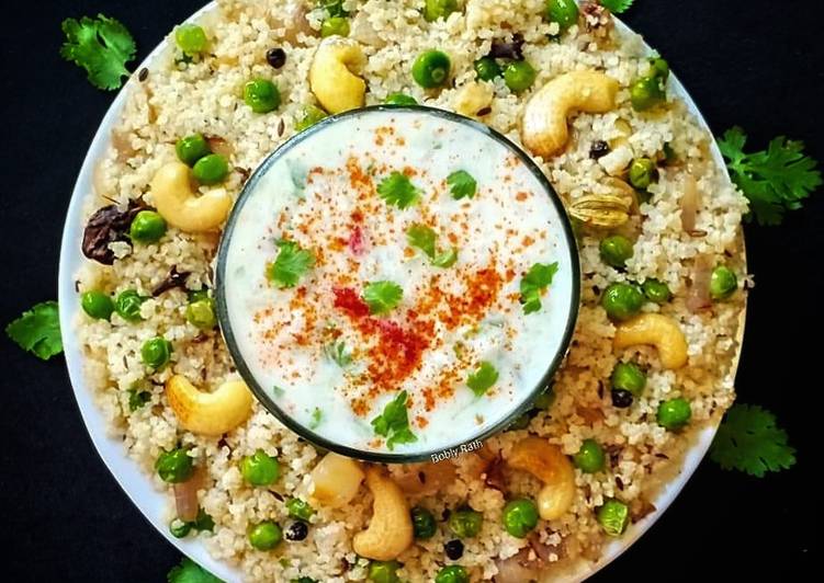 Millet green peas pulao