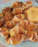 Croissants dulces de reserva de nevera
