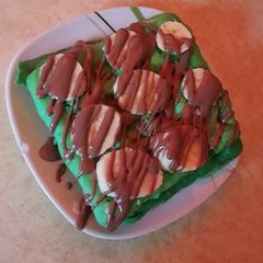 A picture of Green Waffles.