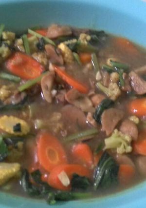Foto resep Capcay kuah lada hitam