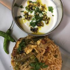 A picture of Paneer Biryani.
