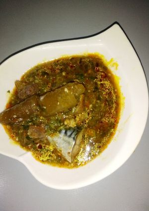 Ghana okro soup ainihin hoton girkin