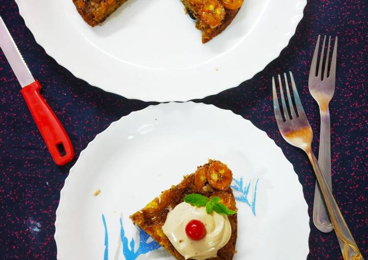 Step-by-Step Guide to Make Perfect Upside to downside banana cake