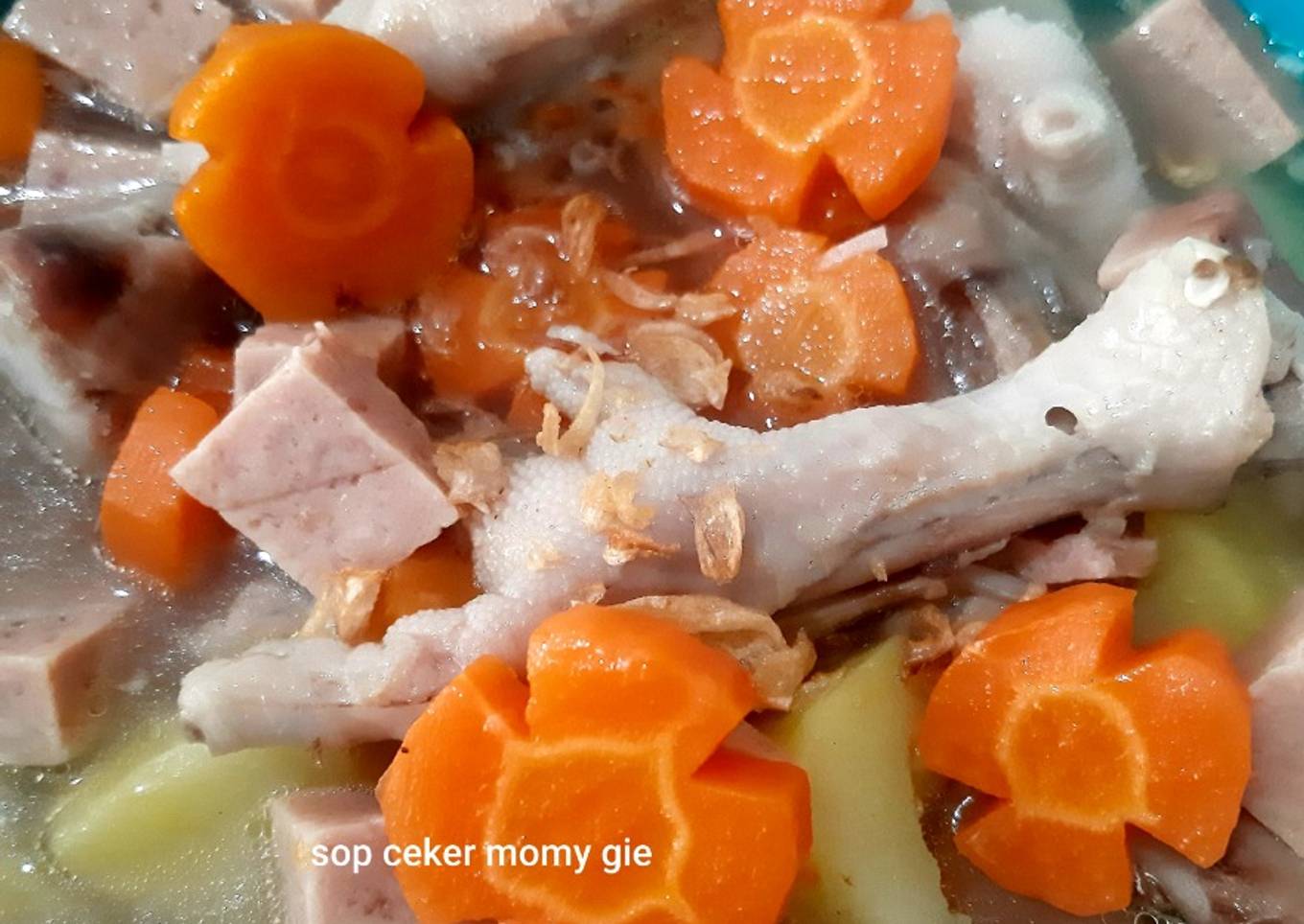 Sop Ceker Kornet