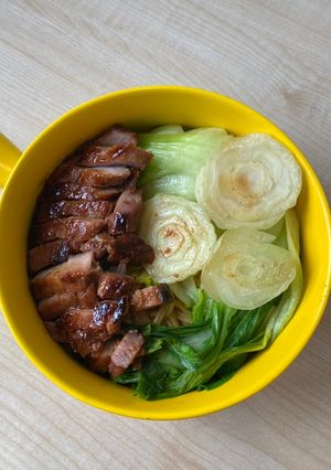 Hình của món Mì xá xíu.