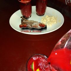 Baobab hibiscus drink A picture of Baobab hibiscus drink.