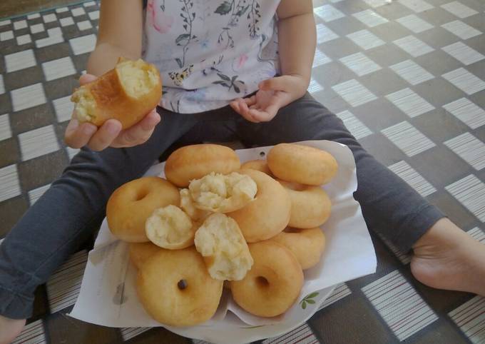 Donat kentang menul,lembut dan empuk