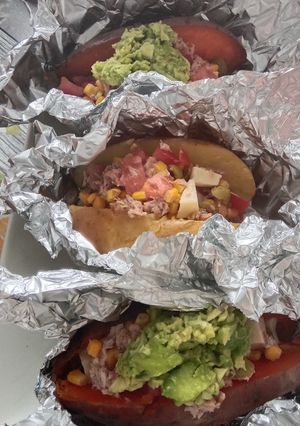 Una foto de Boniatos 🍠 y papas 🥔 rellenos
