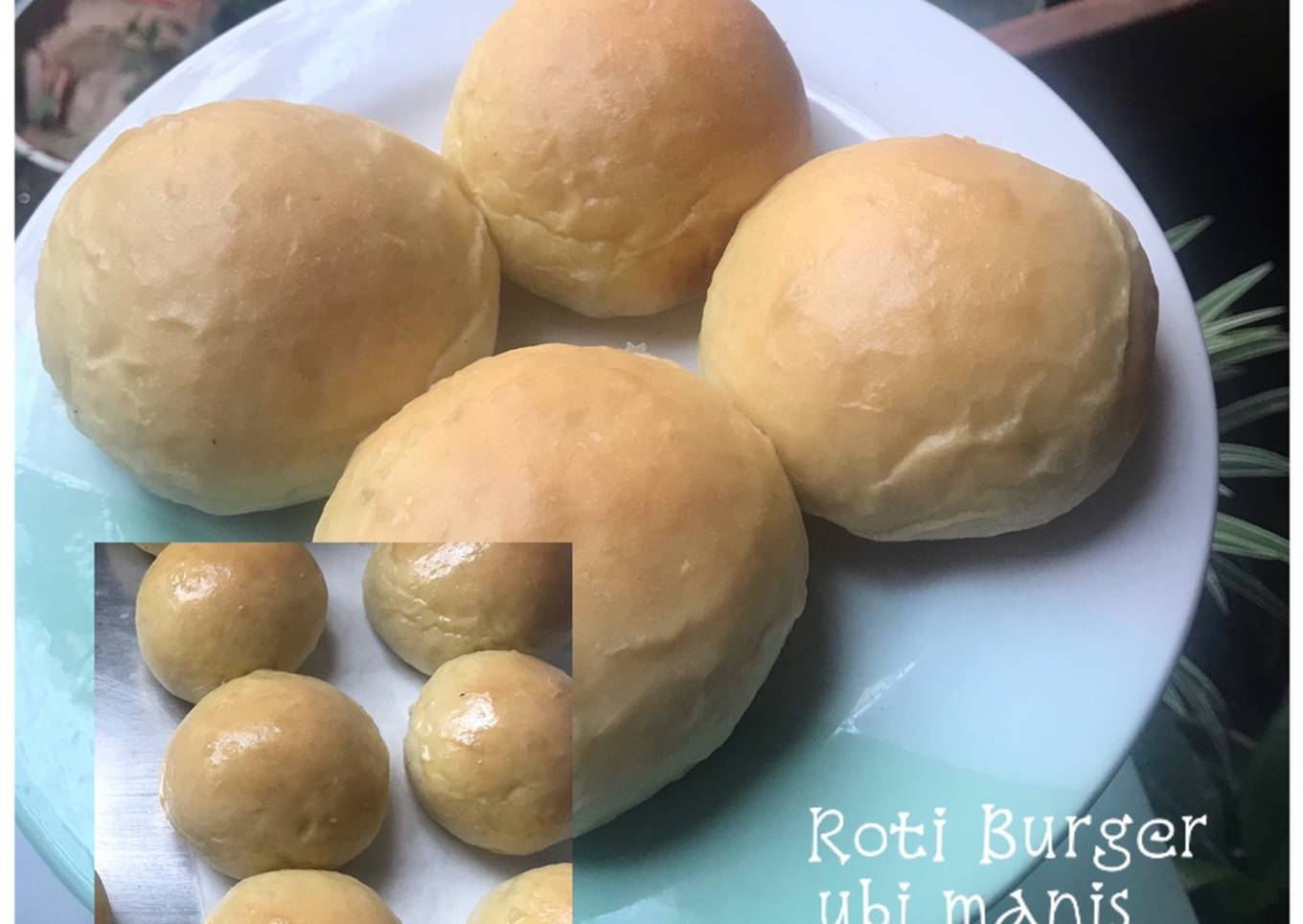 Roti Burger ubi manis