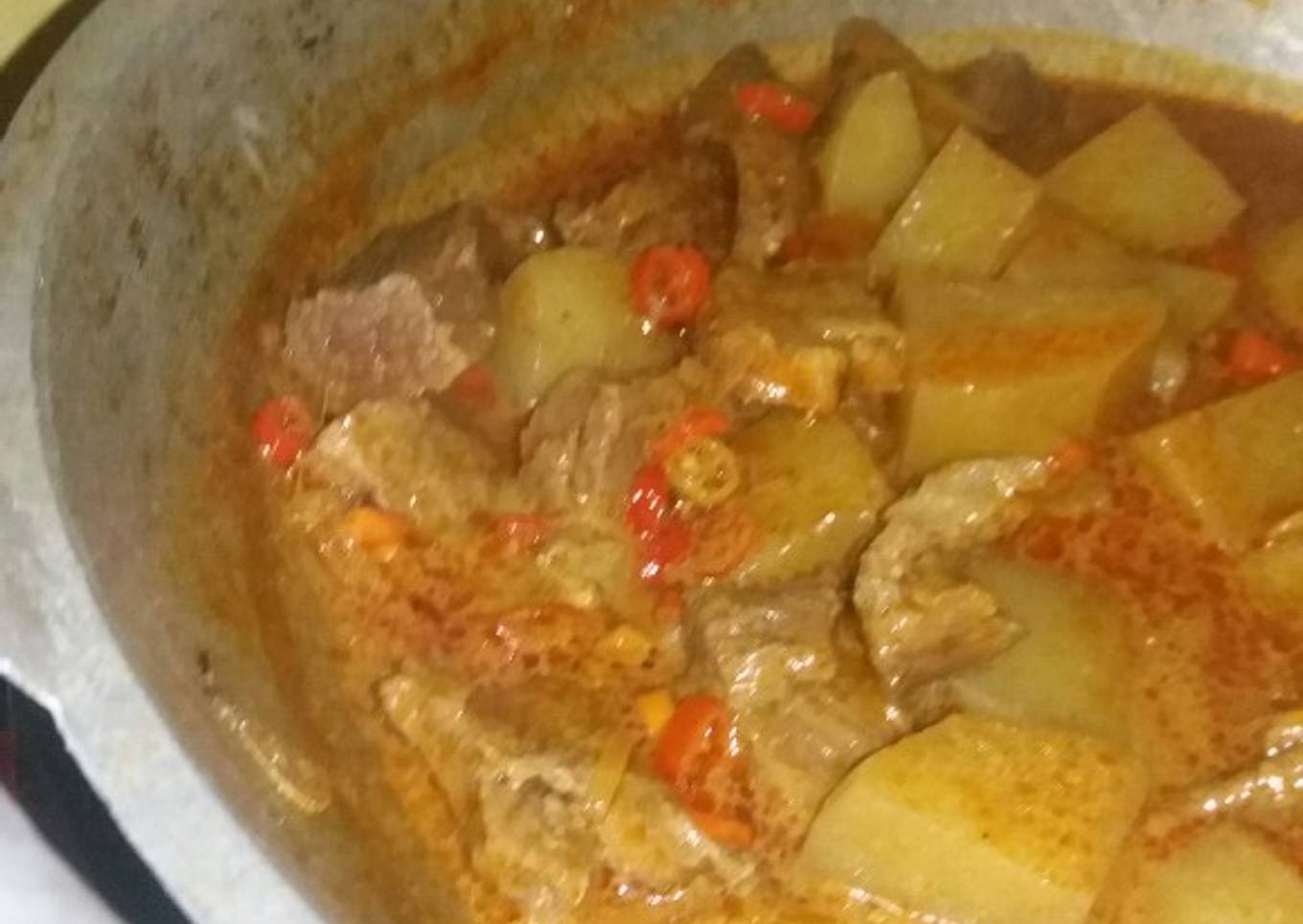 Rendang Daging Kerbau