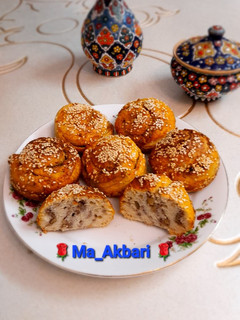 عکسی از دستور 🌱نان رول گردویی