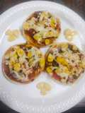 मिनी कॉर्न पिज़्ज़ा(MINI CORN PIZZA RECIPE IN HINDI)