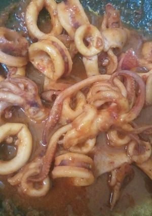 Foto resep Cumi pedas