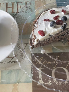 Una foto de Pastel o torta: de pancakes hipersaludable!!🥳😇 Receta No. 100 aquí en Cookpad