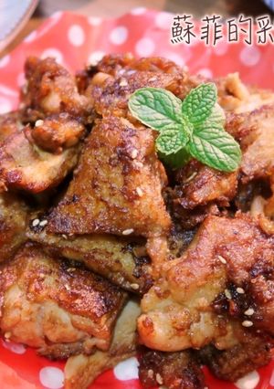蜂蜜芥末韓式炸雞排～冷了依舊酥脆多汁的喔 的食譜成品照片