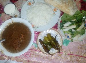 صورة لوصفة الفسنجون العراقي