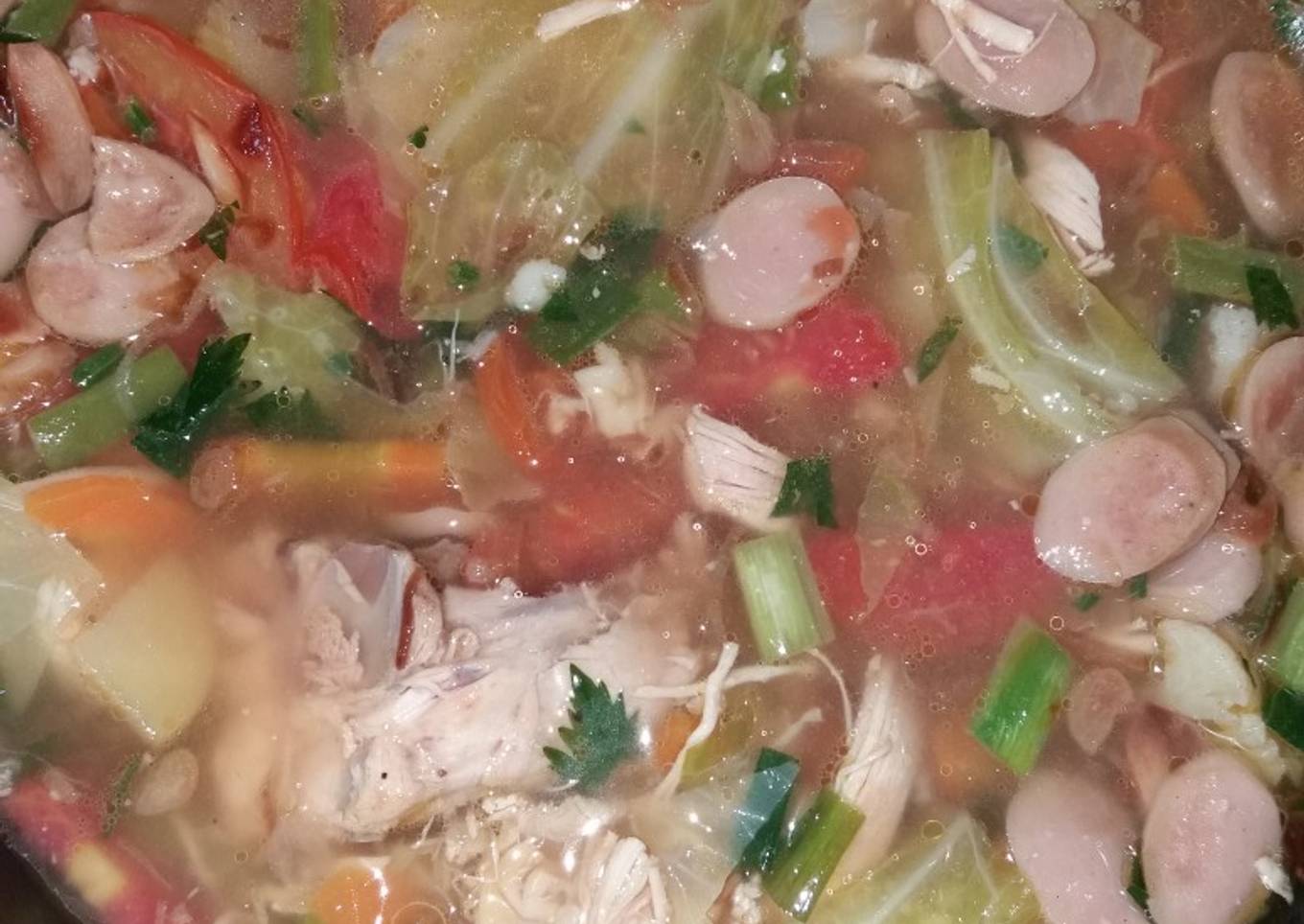 Sop Ayam dengan Pala