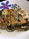 Soufflé de berenjenas y acelga