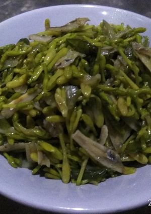 Foto resep Bunga pepaya dan ikan teri