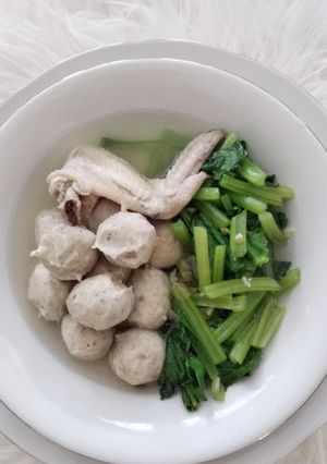 Foto resep Bakso Ayam super kenyal DEBM (tanpa tepung)