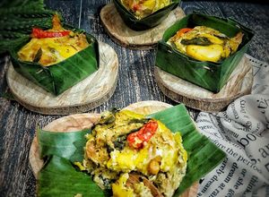 Foto resep Ayam Lodho Telur Asin / Takir Bujur Sangkar