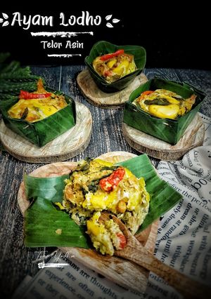Foto resep Ayam Lodho Telur Asin / Takir Bujur Sangkar