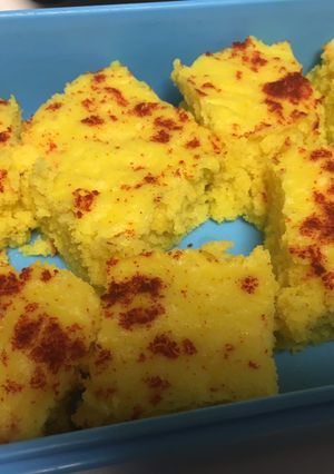 A picture of Steam dhokla.