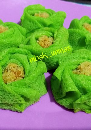 Foto resep Dadar Gulung Bentuk Bunga
