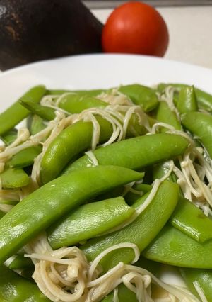 豌豆➕金針菇 的食譜成品照片