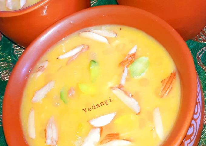 Easiest Way to Prepare Mario Batali Sabudana Mango Kheer