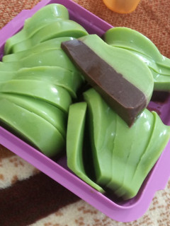 Foto resep Agar² pandan coklat