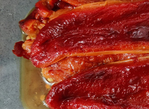 Foto principal de Pimientos rojos morrones asados Freidora de aire Cosori Turbo Blaze