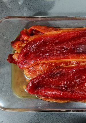 Foto principal de Pimientos rojos morrones asados Freidora de aire Cosori Turbo Blaze