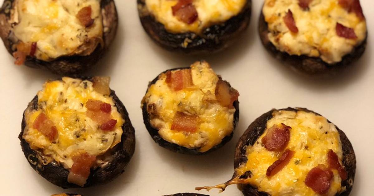 Stuffed mushroom caps recipes easy & tasty ideas for home cooks Cookpad