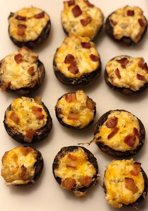 A picture of Stuffed Mini Mushrooms.