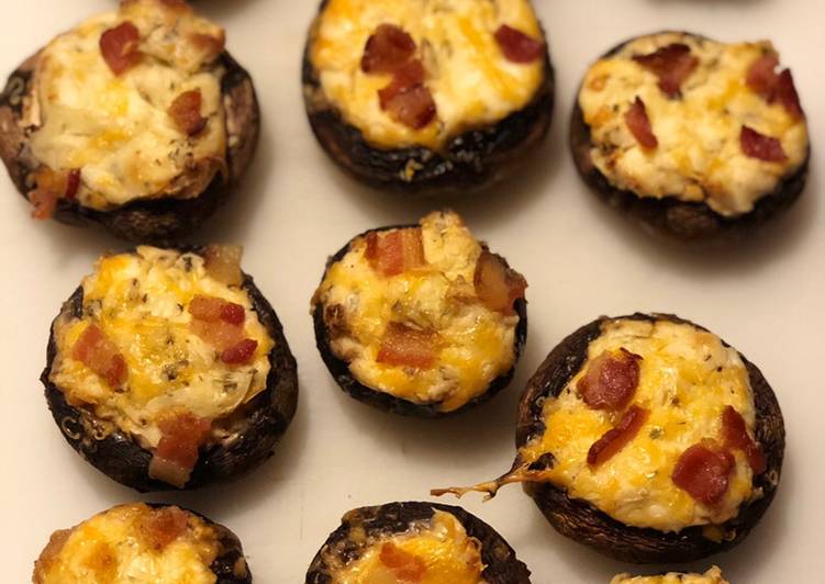 Recipe of Any-night-of-the-week Stuffed Mini Mushrooms