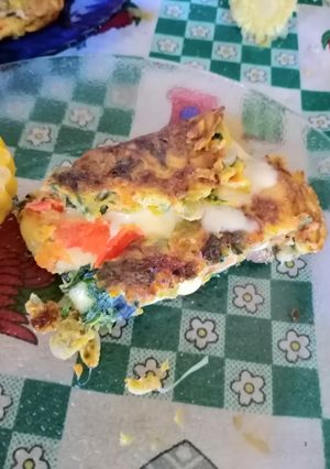 Una foto de Omelette salvador de verduras