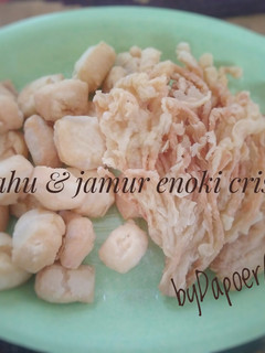 Foto resep Tahu & Jamur enoki crispy