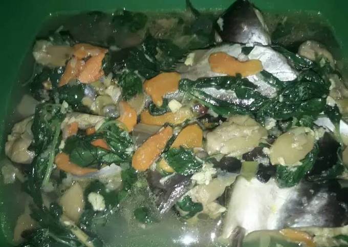 Langkah Mudah untuk Menyiapkan Pindang patin sayur bening, Enak Banget