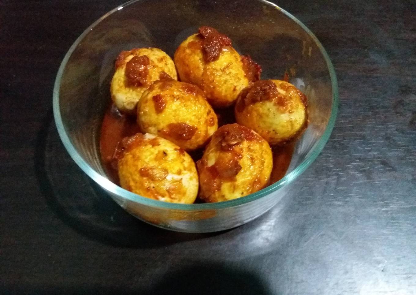Balado telur pedas enak