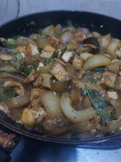 Foto resep Oseng kikil cabe ijo