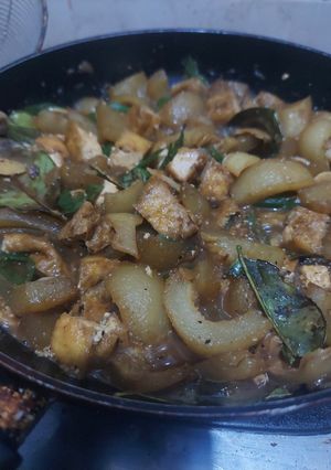 Foto resep Oseng kikil cabe ijo