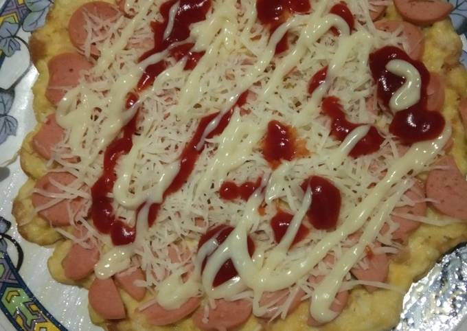 Pizza roti tawar