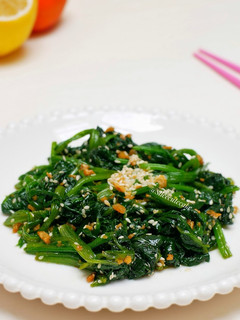 Foto resep Bayam Korea - Spinach Side dish (Sigeumchi Namul) Banchan