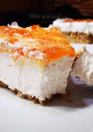 Foto di Torta fredda con copertura all’arancia