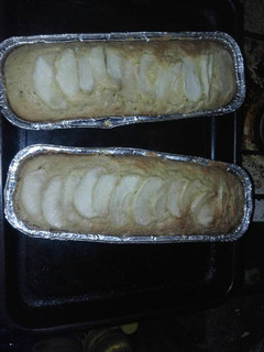 Una foto de Budin de manzana