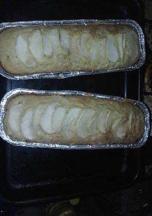Una foto de Budin de manzana