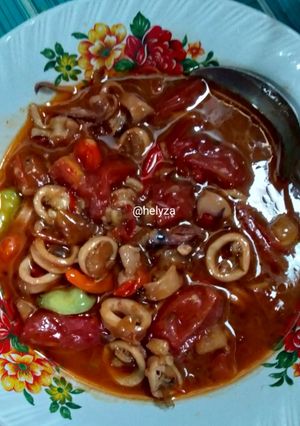 Foto resep Cumi Asin Asam Pedas by Helyza